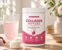Collagène hydrolysé en poudre de qualité supérieure, marque privée, vente en gros OEM, supplément nutritionnel beauté