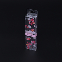 Boîte d'emballage en plastique PET transparente personnalisée pour biberons, boîte pliable transparente en plastique