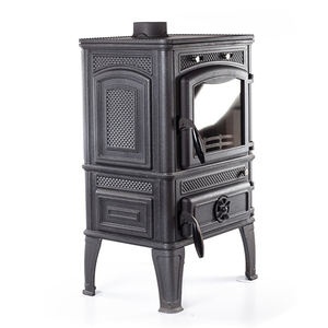 เตาเหล็กหล่อแบบตั้งพื้นทันสมัย ได้รับการรับรองมาตรฐาน EN13240 EN16510 สำหรับใช้ในห้องนั่งเล่นและโรงแรม (<span class=keywords><strong>Dacha</strong></span> I) - Product Image 3