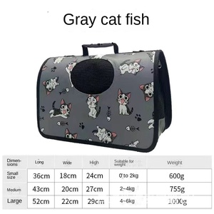 Mochila de Lujo Oxford de Gran Capacidad para Mascotas, Bolsa de Transporte para Gatos, Correa de Hombro Cruzada, Plegable, Transpirable, para Salidas con Animales Pequeños - Product Image 5
