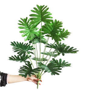 Planta Artificial <span class=keywords><strong>de</strong></span> Alta Gama, Bonsái <span class=keywords><strong>de</strong></span> Plástico, Elegante Planta <span class=keywords><strong>de</strong></span> Interior Blanca, Arreglos para Techo, <span class=keywords><strong>Ramo</strong></span> <span class=keywords><strong>de</strong></span> Hojas Artificiales - Product Image 2