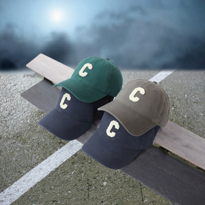 Gorra de Béisbol con Letra C, de Algodón, 6 Paneles, Ajustable, Unisex, Casual, con Bordado en el Panel Frontal, para Adultos, para las Cuatro Estaciones - Product Image 2