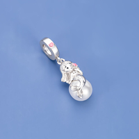 Breloques Pan Charms en argent, thème mer et océan, queue de sirène rose et bleue, perles imitation perle, compatibles avec bracelet original, bijoux, anniversaire, Berluque, nouveauté