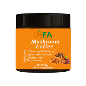 กาแฟเห็ดเกรดสูงส่งเสริมการรับรู้และพลังงานด้วย Reishi Lion's Mane 12ผงกาแฟเห็ดซุปเปอร์ฟู้ด - Product Image 1