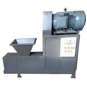 Industrial Screw Coffee Husk Palm Kernel Wood Log Press Chip Brickets Charcoal Processing Machine Carbonization Furnace