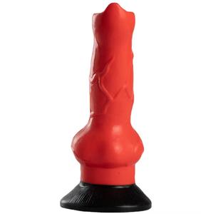 Sex Riesen-Hundedildo Bunter Dinosaurierschuppen-Penis mit Saugnapf Sexspielzeug für Frauen Silikon Großer Penis Tierischer Riesendildo - Product Image 2