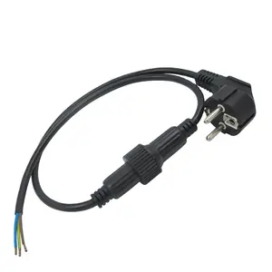 Enchufe de alimentación de 3 pines moldeado <span class=keywords><strong>M23</strong></span> conector de Cable hembra impermeable de 3 pines 2,5/1,5/1,0/0, 75 mm2 arnés de cables Led - Product Image 1