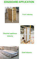 Protections d'angle en L direct usine, protections de bords en papier pour l'emballage et la logistique