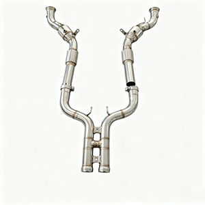 Downpipe de haute qualité avec bouclier thermique 200/300 cellules pour Mercedes-Benz <span class=keywords><strong>S</strong></span> 65 AMG W222 6.0L <span class=keywords><strong>V12</strong></span> bi-turbo 2015-2019 - Product Image 4