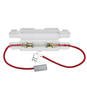 Fusible de Alto Voltaje para Horno Microondas, 0.85A 5kV, con Carcasa de Protección Contra Sobretensiones, Accesorio de Plástico Resistente - Product Image 1