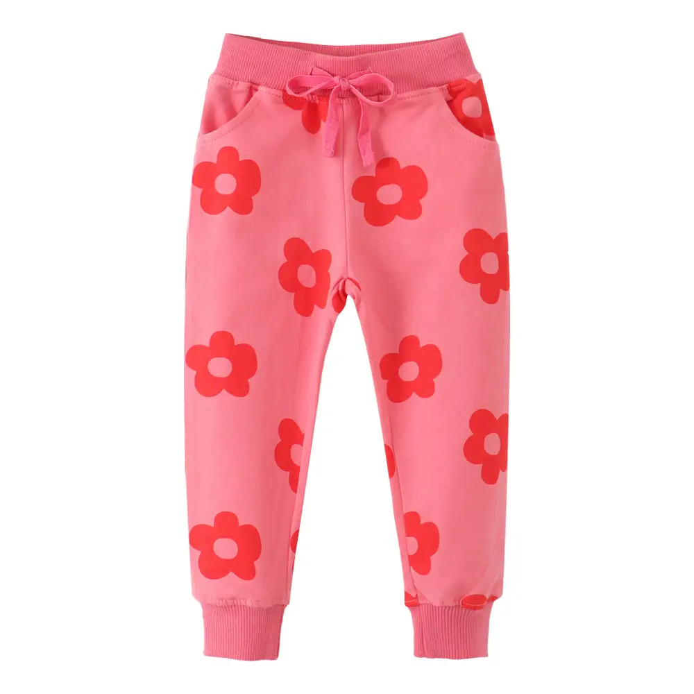 Pantalon de survêtement en coton pour fille, vente en gros, vêtements pour enfants, RTS, vente directe d'usine, Top Design, Style ue/USA