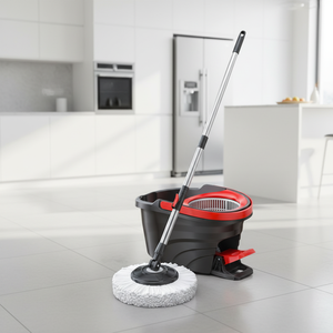 12 Litre Capacity Red Blue Green Yellow & Metallic Coloured Floor Cleaning Mop Buckets With Pouring Lip (1, Blue - View #8