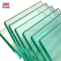 Vente en gros usine Fenêtres en aluminium sur mesure Verre transparent épaisseur 3mm-12mm Verre flotté trempé transparent pour extérieur industriel et salle de bain