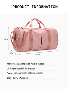 Baoding Baigou Luggage Bag Customizable Logo Duffle <b>Backpack</b> Waterproof <b>Large</b> Capacity Travel Bags Gym Bag for <b>Women</b> - Product Image 6