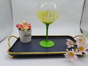 Verre à vin en cristal de fleur créative peinte à la main, gobelet à vin, fabricant en gros, <span class=keywords><strong>2022</strong></span> - Product Image 6