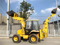 Mesin pemuat Backhoe roda JCB 2CX impor asli bekas dalam stok UK Mini JCB 1CX 2CX 3CX 4CX untuk dijual