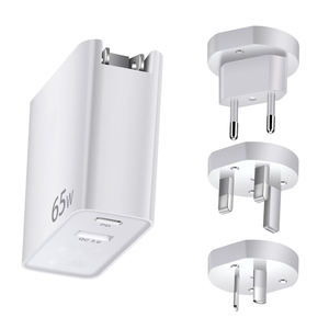 <span class=keywords><strong>Chargeur</strong></span> USB + Type-C 65W pour iPhone 13 12 Pro Max <span class=keywords><strong>Samsung</strong></span> Xiaomi Mi QC 3.0 PD <span class=keywords><strong>USBC</strong></span> <span class=keywords><strong>Chargeur</strong></span> de téléphone à charge rapide - Product Image 1
