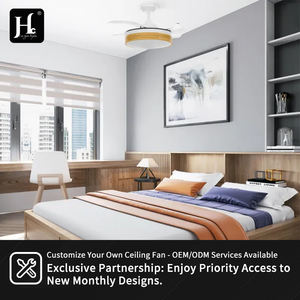 Ventilateur de plafond BLDC avec lampe LED dimmable, 4 pales, moderne, avec lumière et télécommande - Product Image 6