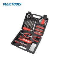 Ensemble d'outils à main pour la maison, 60 pièces, en acier au carbone, tournevis de précision, clé hexagonale, pince, couteau, kit d'outils de réparation pour bricolage
