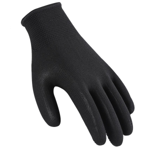 Gants de travail en coton noir/PVC à pois réutilisables avec surface antidérapante, option de logo personnalisé, marque Furunda pour usage industriel - Product Image 5