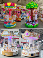 Grand équipement de jeu vidéo carrousel intérieur/extérieur pour trois personnes pour le divertissement du parc pour enfants