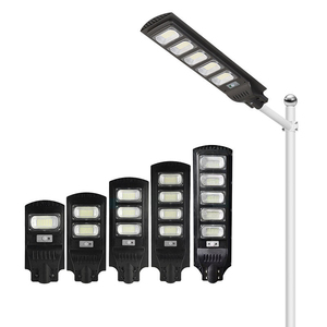 Lampe solaire tout-en-un IP65, éclairage LED solaire 50w-250w, <span class=keywords><strong>lampadaire</strong></span> intelligent intégré pour route, jardin, extérieur - Product Image 1