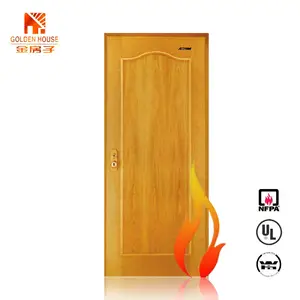 Fuego de calificación de puertas de madera maciza de diseño de puerta de madera WHI 3H fuego clasificación