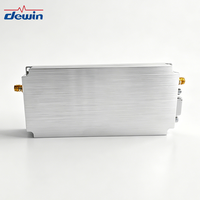 Dewin 30W VHF UHF Güç Amplifikatör Modülü 30-512MHz GaN Katı Hal Geniş Bant SSPA RF Amplifikatör Taktik İletişim Harici