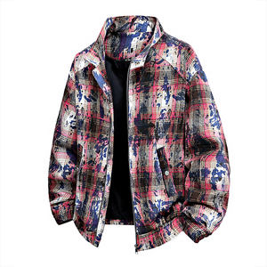 Chemise à carreaux personnalisée avec logo pour hommes et femmes, nouvelle collection printemps-automne, chemise à manches longues pour jeunes, veste à carreaux tendance - Product Image 1