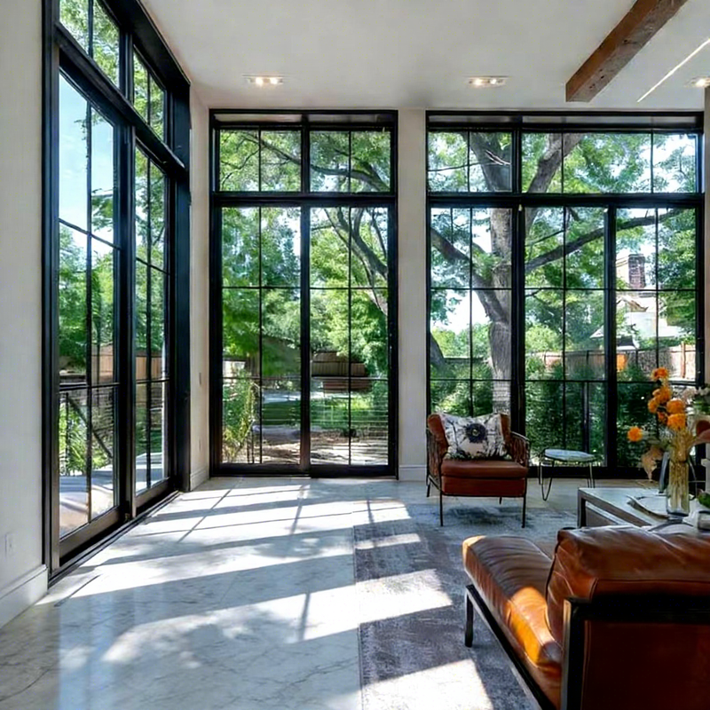 Customized Large Insulated Glass Fixed Aluminum