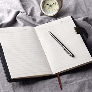 Tùy chỉnh cổ điển <span class=keywords><strong>A5</strong></span> da đen khóa Tạp Chí 240 trang nhật ký với Pen & Hộp quà tặng mật khẩu cá nhân máy tính xách tay cho doanh nghiệp - Product Image 4