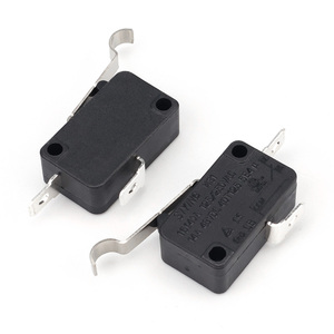 Mini hai chiều Latch <span class=keywords><strong>Micro</strong></span> <span class=keywords><strong>Switch</strong></span> kw03 với thiết bị đầu cuối PCB Chuột chuyển đổi <span class=keywords><strong>Microswitch</strong></span> 1A 125VAC spdt ARC LEVER - Product Image 5