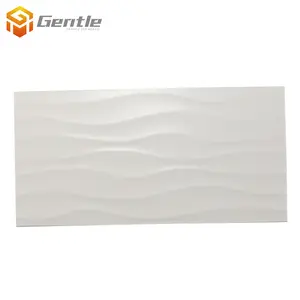 factory directly sale internal wall design rectangle 300X600 mm matte white ceramic tile