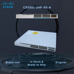 Cissos 9300L-24P-4G-A ตัวเร่งปฏิกิริยาใหม่ล่าสุดสวิตช์ POE 24พอร์ต4 gigabi SFP uplinks ใหม่ซีลฟังก์ชั่น SNMP 9300L-24P-4G-A - Product Image 4