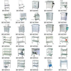 BT-SMT001 Rumah Sakit Tinggi Dapat Disesuaikan Stainless Steel Meja Operasi Mayo Meja Baki Bedah Medis Meja Instrumen - Product Image 5
