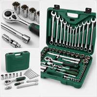 Outil de réparation automobile, Ensemble de boîte à outils pour pièces automobiles, Outil de réparation automobile, Ensemble d'outils d'urgence pour voiture, Ensemble de clés