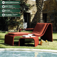Ensemble de canapés en rotin pour jardin, balcon, terrasse, style moderne minimaliste nordique, table basse de loisirs, rangement amovible, imperméable