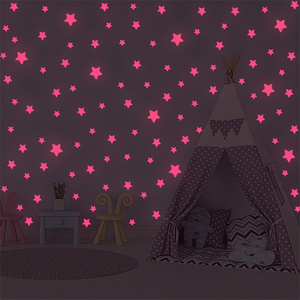 Vinilo Decorativo Fluorescente para Pared de Habitación Infantil, Resistente al Agua y a los Rayos UV, Estrellas Luminosas que Brillan en la Oscuridad, Decoración de Techo, Adhesivo de Pared - Product Image 3