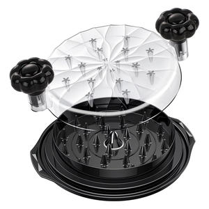 Broyeur de viande de poulet avec tapis de base antidérapant et couvercle transparent - Product Image 1