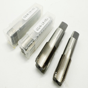 Tarauds de machine à <span class=keywords><strong>filetage</strong></span> <span class=keywords><strong>conique</strong></span> pour tuyaux en pouces 1/8, 1/4, 3/8, 1/2, 5/8, 3/4, 7/8 NPT, NPTF, G, PT, UN, UNC, BSW, BSPP, HSS - Product Image 5