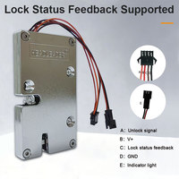Serrure électronique antivol ultra-mince Headleader avec déverrouillage par empreinte digitale, mot de passe et clé, moteur silencieux durable, étanche, en zinc