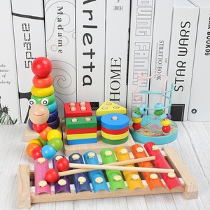 <span class=keywords><strong>Xylophone</strong></span> <span class=keywords><strong>en</strong></span> <span class=keywords><strong>bois</strong></span> pour enfants, ensemble de 6 pièces, 8 notes, jouet éducatif pour garçons et filles de 0 à 4 ans - Product Image 2