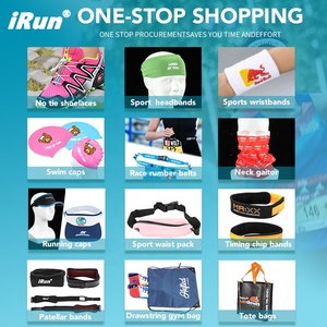 Irun Fitness Elastische Hardloop Heuptasje Custom Logo Gym Wandelen Race Run Riemen Outdoor Sport Waterdichte Fiets Elastische Riem