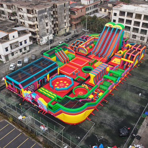 Outdoor Cartoon Playground Inflatable Bouncer Castle Theme Amusement Park Large <b>Trampoline</b> Park Inflatable <b>Trampoline</b> Park Outdo - Product Image 6