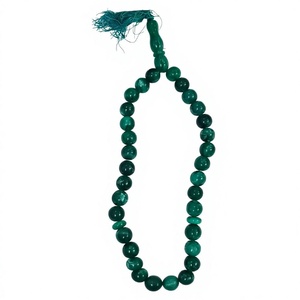 Perles de résine rouge de qualité supérieure, meilleur tasbih islamique, chapelet de prière 99 perles, collier Dhikr tendance, bijoux unisexe, cadeau de fête - Product Image 3