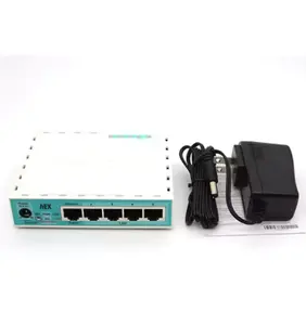 ใหม่Original MikroTik GigabitแบบมีสายRouter RB750Gr3 Miniบ้านบรอดแบนด์ 5 พอร์ตROSนุ่มRouting