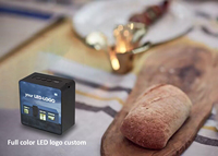 Lecteur de musique avec logo LED 3D personnalisé, haut-parleur promotionnel 5W, haut-parleur portable sans fil Bluetooth