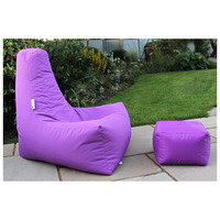 Fauteuil et chaise longue convertible modernes et confortables - Utilisation pour jeux vidéo et jardin - Imperméable et anti-UV - Intérieur/Extérieur