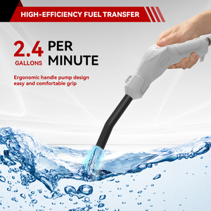 Pompa di Trasferimento Carburante a Doppia Alimentazione con Batteria AA e Clip a Coccodrillo USB-C per Diesel, Cherosene, Accessori Veicoli, Elettronica e Utensili - Product Image 3