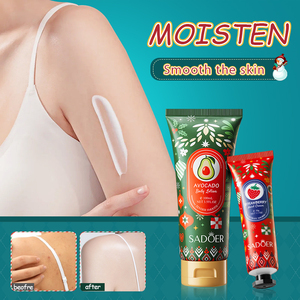Le Coffret Cadeau Cinq Pièces SADOER le Plus Populaire pour l'Hiver : Crème Mains Hydratante et Lait Corporel Parfum Noël - Product Image 5